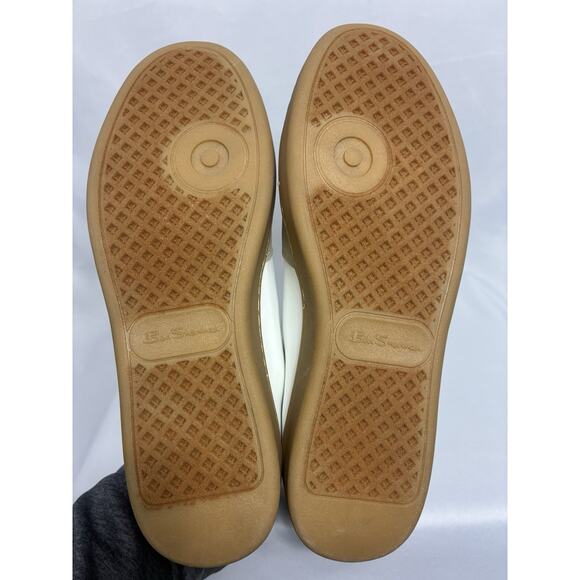 Ben Sherman Men’s Sneakers Size 11 White Taupe Gum Sole Casual Shoes NWT - Picture 4 of 8